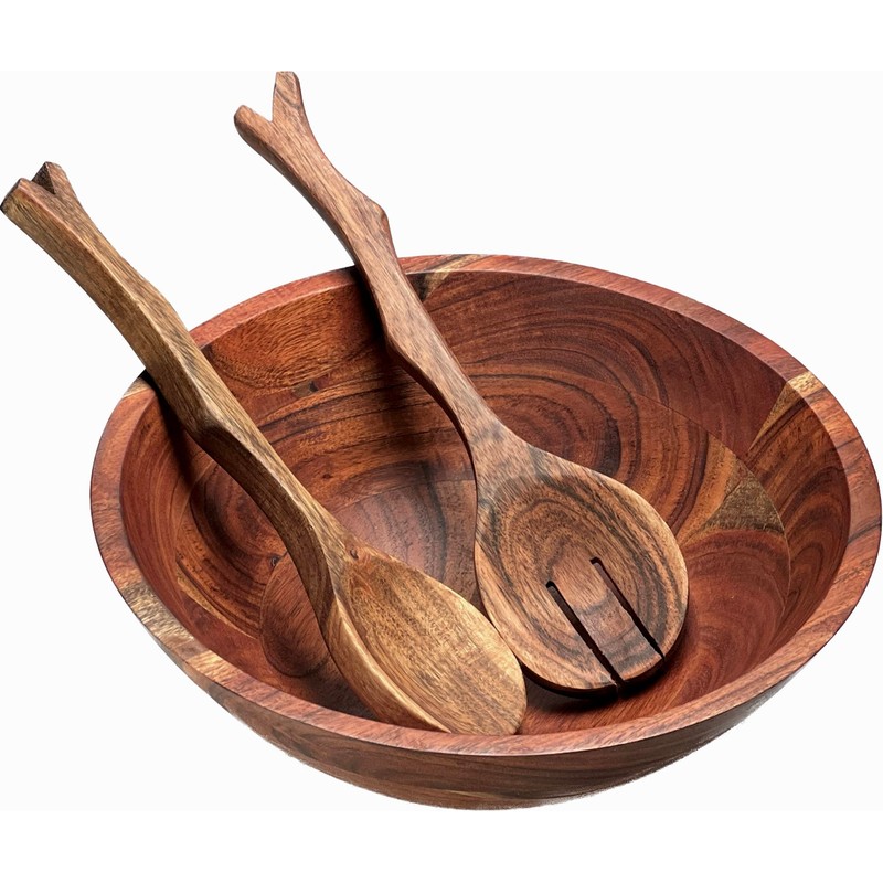 Mountain Woods Set of 2 Luxury & Elegant Acacia Salad