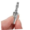 TEHAUX 4pcs Silver Plated Banana Plugs for Audio Connection Compact