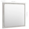 ZJMTOCYU Bathroom Wall Mirror Contemporary Design, Engineered Wood with Acrylic,