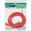 InLine® flat patch cabel, U/UTP, Cat.6, red, 2m