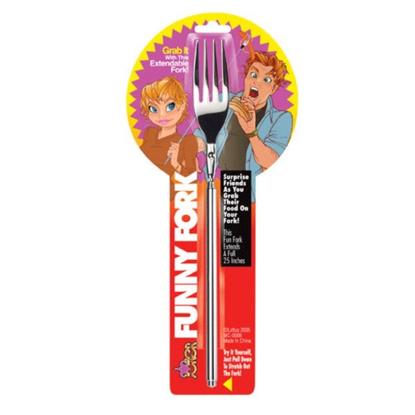 Funny Fork - Telescopic Table Ware, Extendable to 25" inches