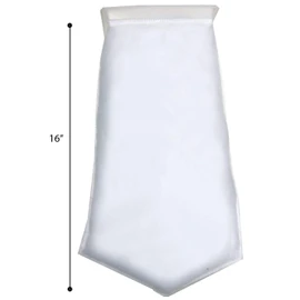2 Pack - 4.5 Inch 200 Micron - Aquarium Felt Filter Bags -7x4.5" Rectangle Filter Sock - Fits Eshopps
