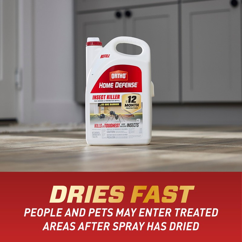 Ortho Home Defense Insect Killer for Indoor and Perimeter2, Controls