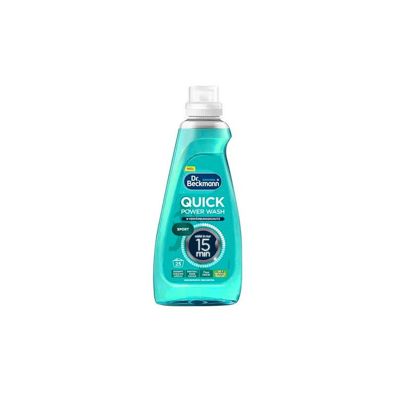 Dr. Beckmann Quick Power Wash Sport | Fights Bad Odours