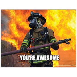 Firefighter Notecards You'reAwesome- Pack of 25