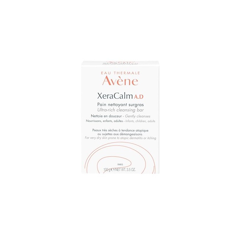 Avene Xeracalm A.D, Barra Dermolimpiadora, Piel Seca, 1pza