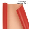 NESCCI NESCCI Red Matte Wrapping Paper,Solid Color Pearly-Lustre Paper,Gift Wrapping