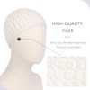 2 PCS Hair Nets for Sleeping Mesh Crochet Hair Wrap