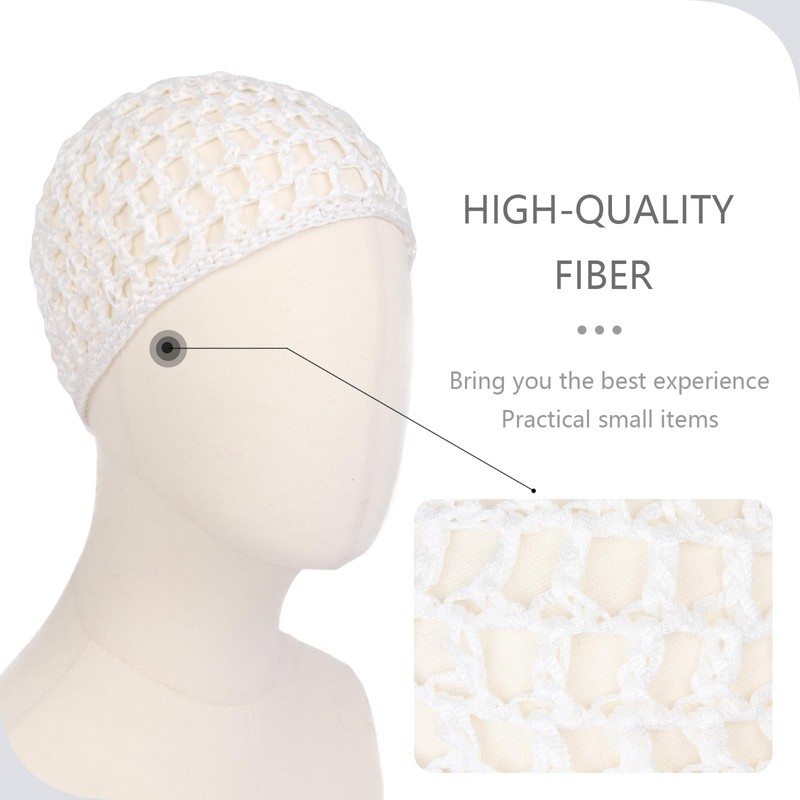 2 PCS Hair Nets for Sleeping Mesh Crochet Hair Wrap