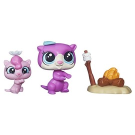 LPS Littlest Pet Shop Pets in The City Vista & Pip Lutro #142 & #143