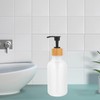FOMIYES 2pcs Refillable Pump Bottles Liquid Dispensers for Lotion Shampoo