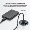 chenyang USB 3.0 Flush-Mounted Desktop Hub, 2 USB 3.0 Port/1
