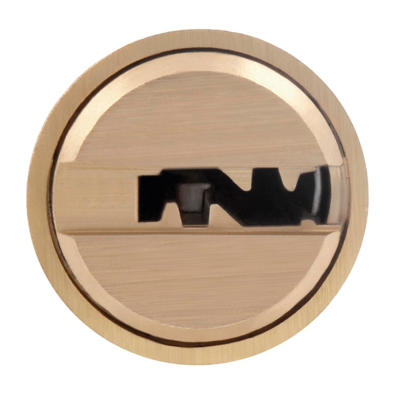 Amig 21538 Mod. 10000 High Security Cylinder, Matte Brass, 70