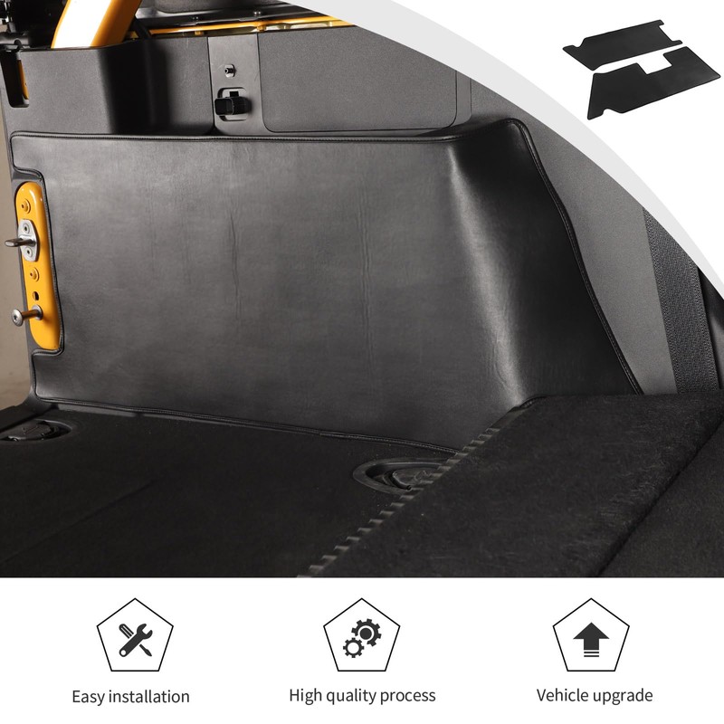 JWWY Tailgate Side Guard Rear Door Pads Trunk Side Protector