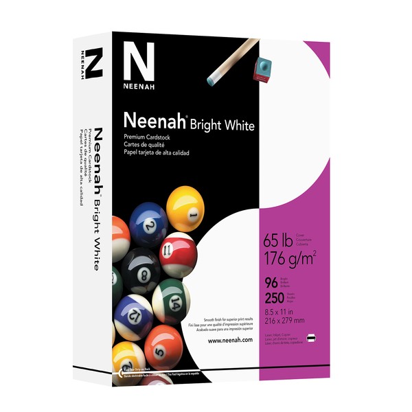 Neenah Neenah Premium Cardstock, 8.5" x 11", 65 lb/176 gsm,