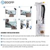 ECCPP Electric Fuel Pump Module Assembly w/Sending Unit Replacement for
