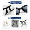 Eyeglass Nose Pads 10 Pairs Silicone Anti-Slip Stick-On Airbag Pads
