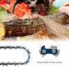 Pack of 4 Saw Chains + Blade 25 cm 3/8