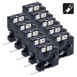 Replacement for Dymo 18051 Compatible Industrial Heat Shrink Tube Labels