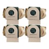 Jeongango Cloth Soap 120g 4 Pieces / Circle / 천비누솝