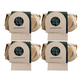 Jeongango Cloth Soap 120g 4 Pieces / Circle / 천비누솝 정안고 120g 4개  써클