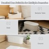 White Cable Tidy Box - Desktop Cord Management, Ventilation and