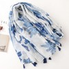 First Choose Cotton Linen Feeling Women Large Long Scarf Shawl