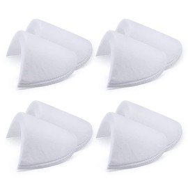 Jamsinmu 4 Pairs Shoulder Pads Foam Practical Push Up Pads for Sewing Blazers Jackets Suit Coats Jackets Dress Clothing Sewing Accessories White Large