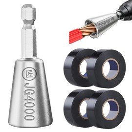 5 Pcs Wire Twister Tool for Drill, Wire Nut Twister Electrician Tool, Electric Wire Twisting Tool for Drill, 6 mm Hex Shank Cable Quick Twisting, Stranding tool