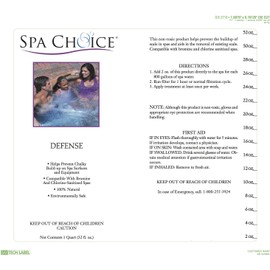 SpaChoice 472-3-1041-12 Defense Descaler for Spas and Hot Tubs, 1-Quart, 12-Pack