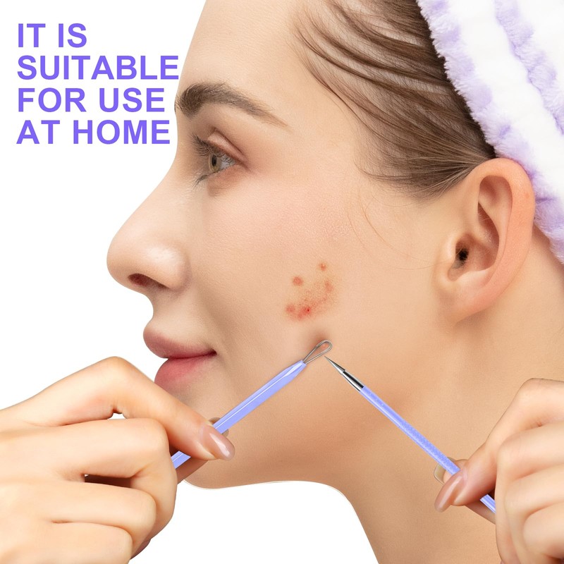 Teenitor Pimple Extractor Acne Treatment Tool Blackhead Comedone Removal 2-in-1
