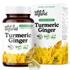 Wild & Organic Turmeric and Ginger Supplement Capsules - Mobility