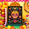 Leinuosen Day of The Dead Ofrenda Wooden Box Set Dia