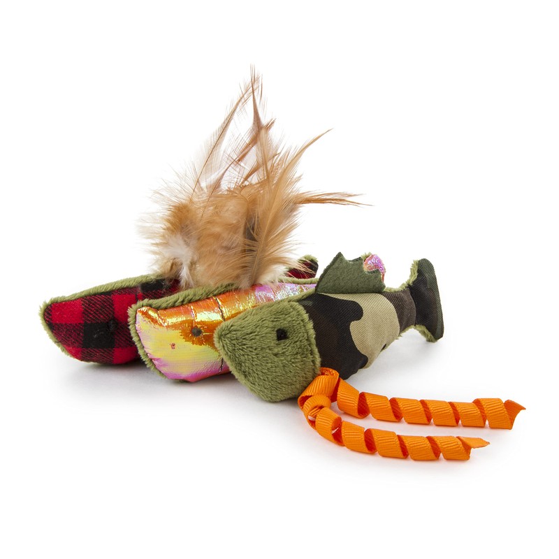 SmartyKat (3 Count) Fish Friends Crinkle Catnip Cat Toys -