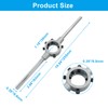 Bivethoi Round Die Stock Handle Wrench, M10-M11 Metric Round Die
