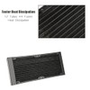Zunate 12 Tube Heat Exchanger Cooler, G1/4 Thread Copper Rib