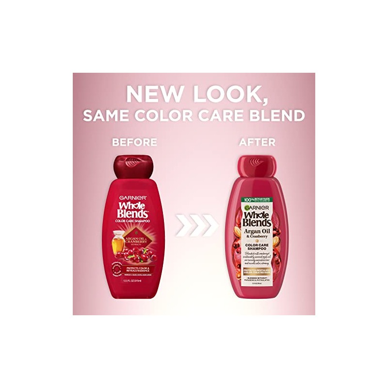Garnier Whole Blends Color Care Conditioner, Argan Oil & Cranberry