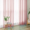 MIULEE 2 Panels Sheer Window Curtains Elegant Window Voile Panels