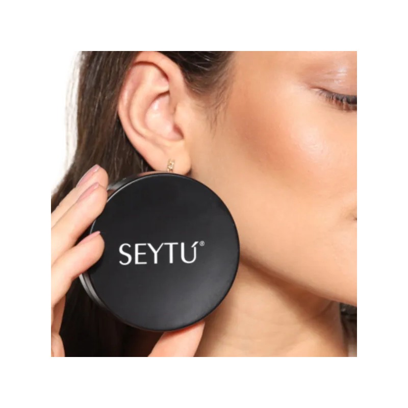 Maquillaje Compacto 2 En 1. Seytú A Prueba De Agua