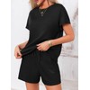 Imily Bela Womens 2 Piece Lounge Sets Summer Short Sleeve
