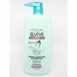 L'Oreal Paris Elvive Extraordinary Clay Rebalancing Shampoo for Dry Hair - 28 fl