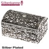 SILBERKANNE Jewellery Box Ornamental Motif 6.5 x 10 cm Silver