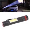 LED Flashlight Multifunction Highlight Telescopic Zoom Rechargeable Waterproof Mini Flashlight