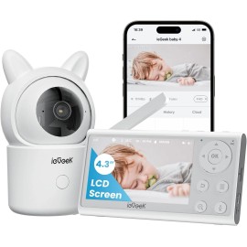 ieGeek Video Baby Monitor with Camera and Audio - FHD Monitor WiFi Smartphone