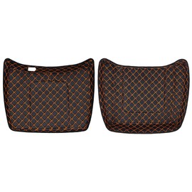 Mocardine Tour Pack Liners Custom Stitching Liners Ideal for Harley Razor Tour Pack 2014-2023 Orange Thread Stitching Perfectly Fits Our Tour Pack