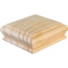 Cambridge Clear Pine Pyramid Newel CAPS 82mm, Full Stair Newel
