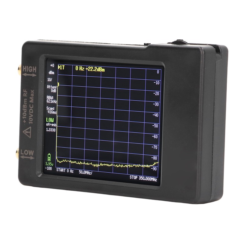 2.8in Handheld Spectrum Analyzer Frequency Antenna Analyzer 100kHz‑350MHz 240MHz‑960MHz