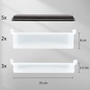Hausfelder Cold Food Containers for Fridge, Stackable Food Box, Fridge