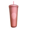 Starbucks 2022 Valentine's Soft Touch Pink Studded Venti (24 oz.)