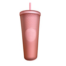Starbucks 2022 Valentine's Soft Touch Pink Studded Venti (24 oz.) Tumbler